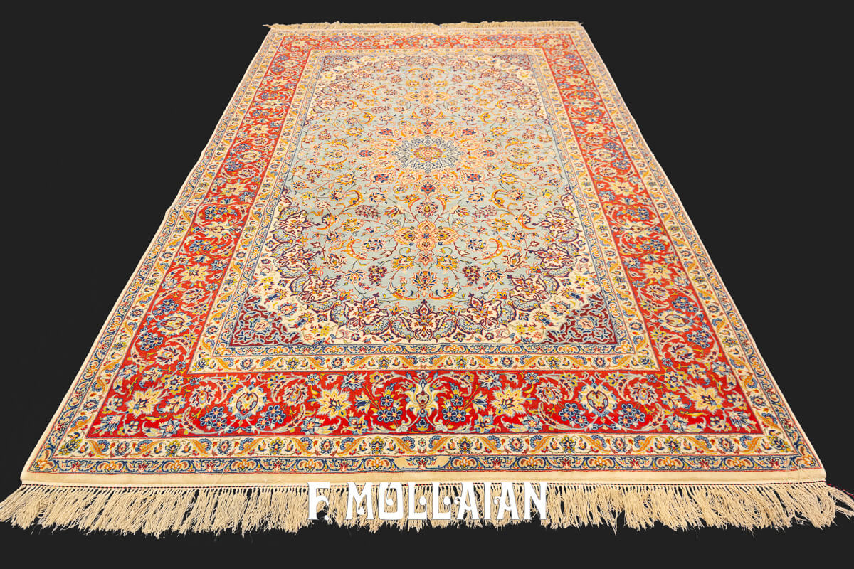 Antique Isfahan Rug Silk Warp n°:42797440